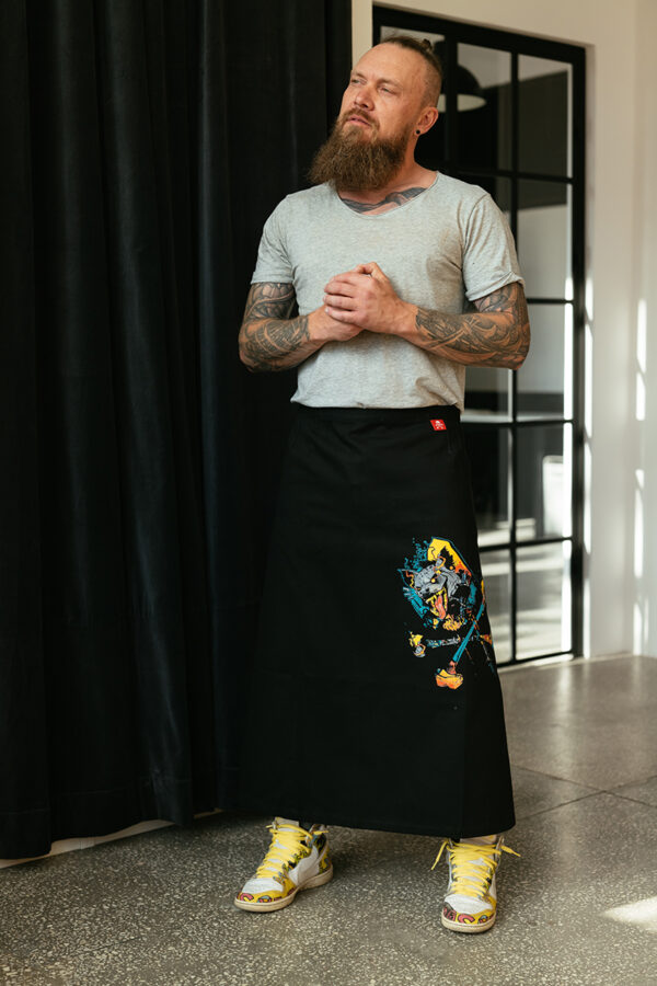 Fartuch Hiena Skull - obrazek 1