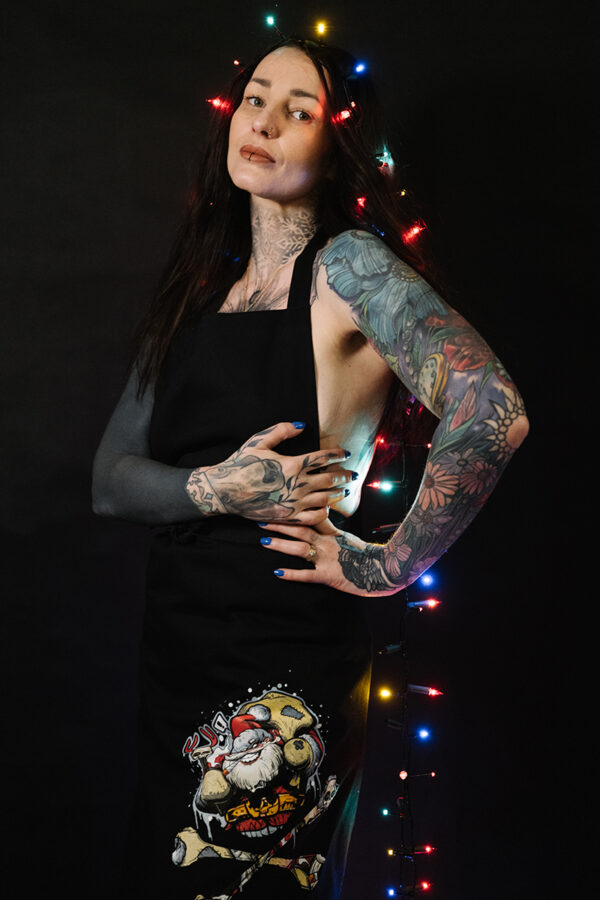 Fartuch Santa Skull - obrazek 1