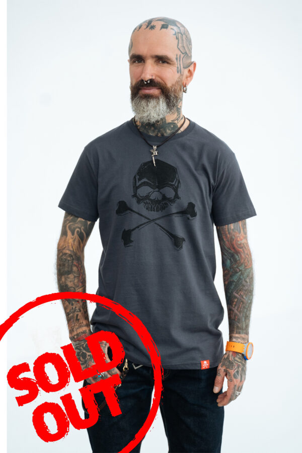 Juniorink Classic Skull Grey - obrazek 1