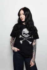 Juniorink Classic Grey Skull - Black